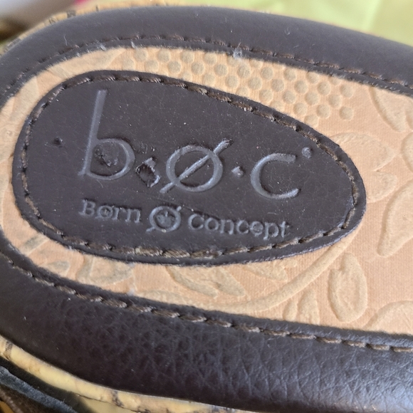 BOC by Born Wedge Sandals Cork Comfortable Size 11 - Picture 4 of 11